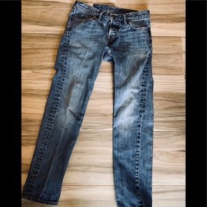 Abercrombie & Fitch jeans 3 buttonfly sz 30X30 EUC